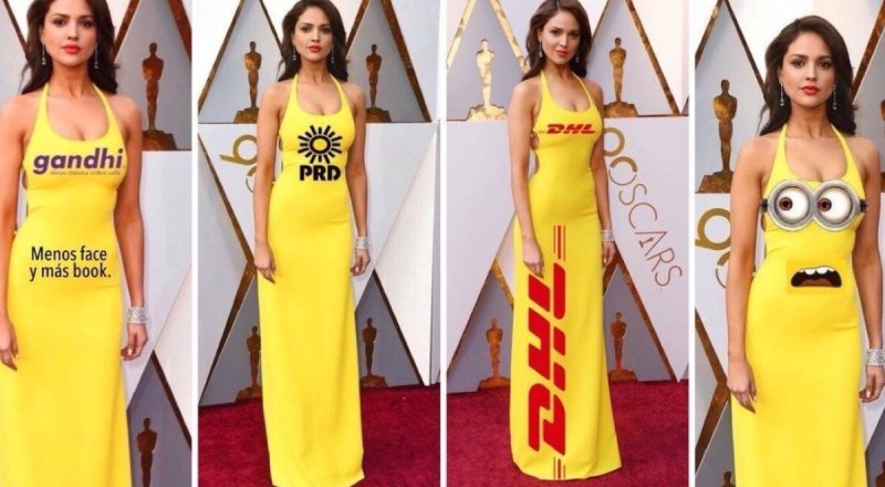Eiza González reclama por las burlas y memes por su vestido. – Eiza González reclama por las burlas y memes por su vestido. –