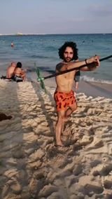 Zach Platt en Playa del carmen