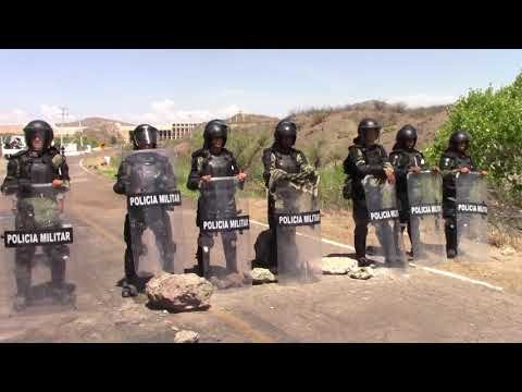 La Guardia Nacional cierra acceso carretero a Presa las Vírgenes, en Rosales, Chihuahua