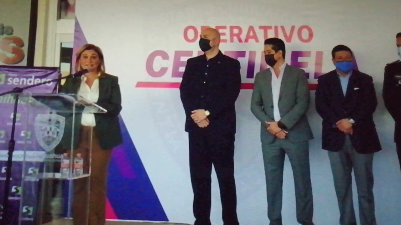 La Gobernadora Maru Campos anunció inicio del Programa “Centinela”/BuenFin y Navideño 2021