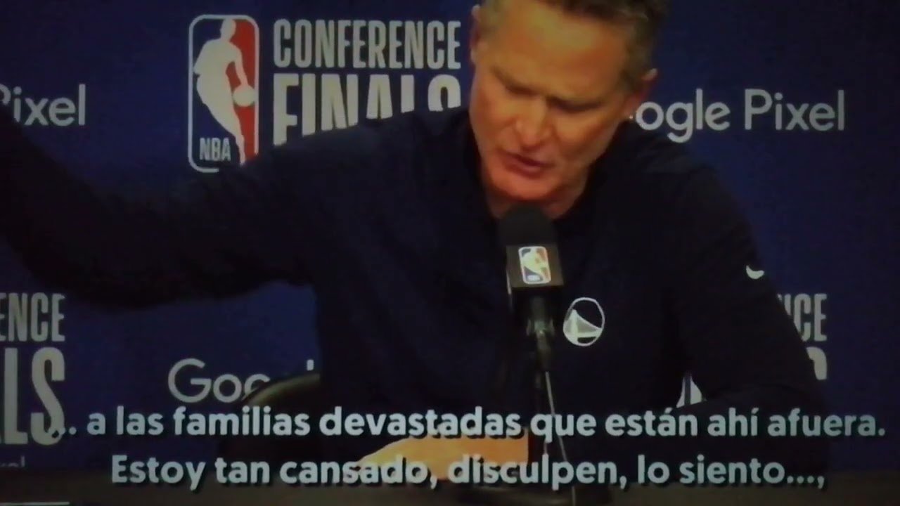 ¿Cuándo vamos hacer algo? Steve Kerr, ante masacre en primaria de Texas