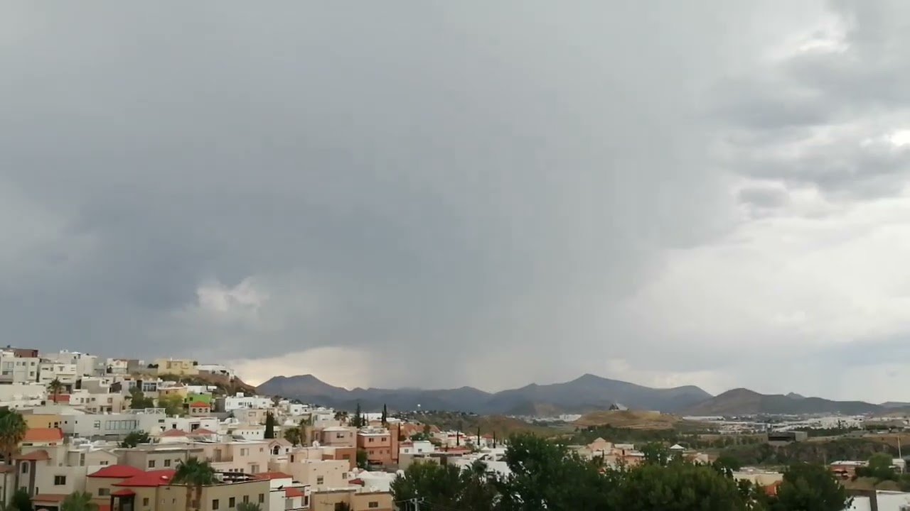 Llueve alrededor de Chihuahua Capital. Fuertes aguaceros si han brindado esa gracia del cielo
