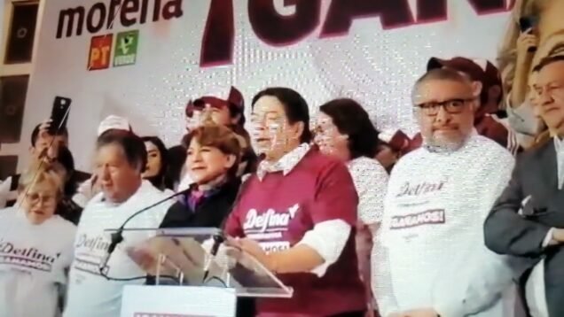 Morena Proclama su triunfo en Edo de México; histórico líquido hegemonía ya añeja del PRI