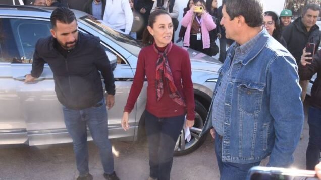 Claudia Sheinbaum y Javier Corral