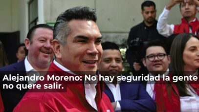 Alejandro Moreno: No hay seguridad, la gente no quere salir.