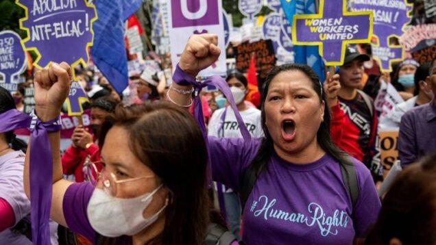 las mujeres de todo el mundo se movilizarán para proteger sus derechos