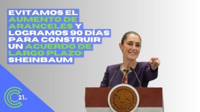 Evitamos el aumento de aranceles y acordamos 90 días para construir acuerdo a largo plazo: Sheinbaum