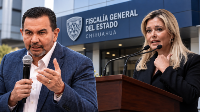 Conferencia de prensa en Chihuahua